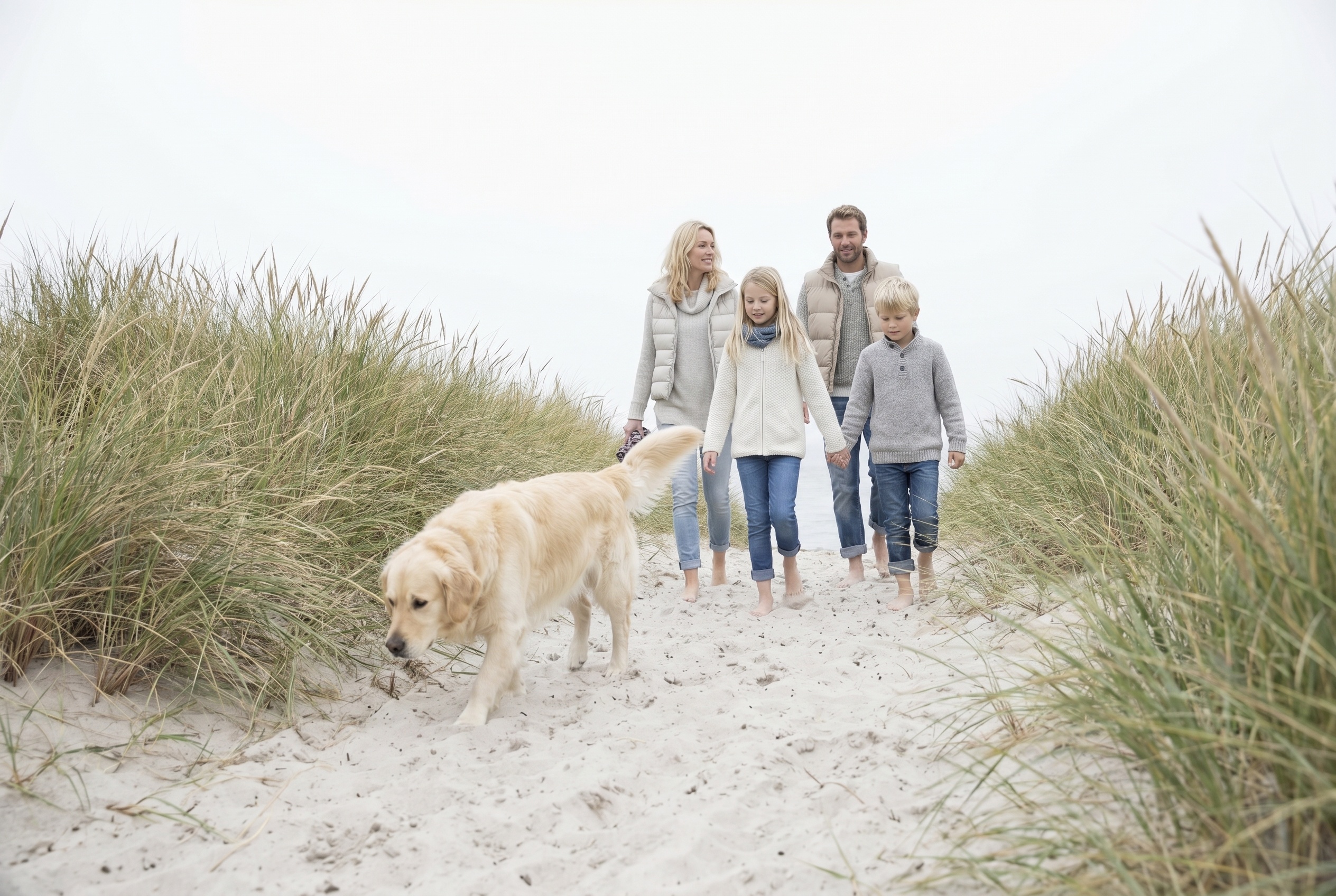 Spaziergang über den Dünenweg bei Großenbrode